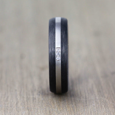 Carbon Fibre and Palladium Ring