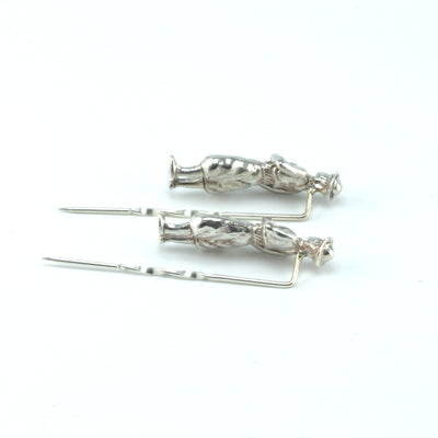 Convert Silver figure into Tie Pin X 2