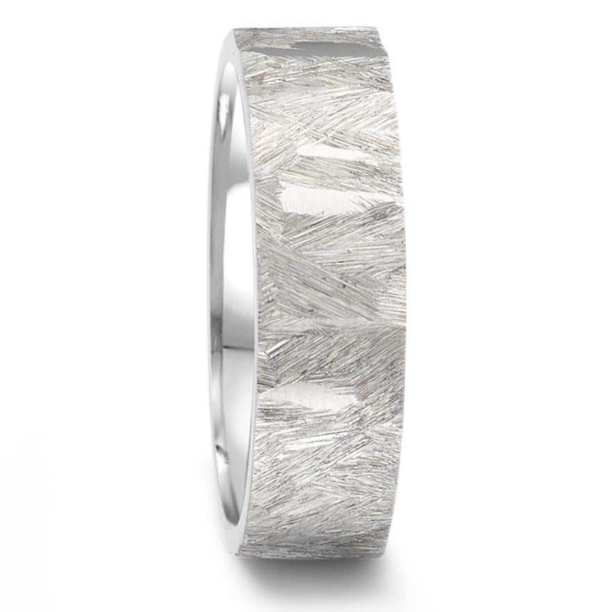 The Quercus - Oak Tree Textured Stainless Steel Ring