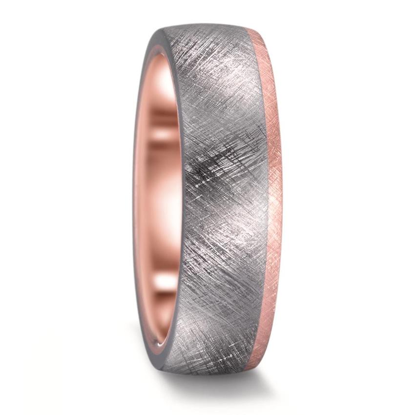 Tantalum & 14K Rose Gold, Ultra comfort fit, Wedding Ring