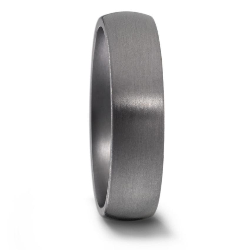 Matt/Satin Tantalum wedding band. 6mm wide with comfort fit and slight dome. Comes with free engraving